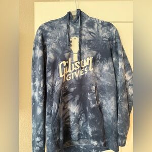 Gibson Gives Navy Tie-Dye Hoodie